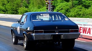 Watch as this 1970 Chevy Nova goes down the Drag Strip in the 10 second range and pulls the front tires a bit in doing so. #wisconsininternationalraceway | TomEighty