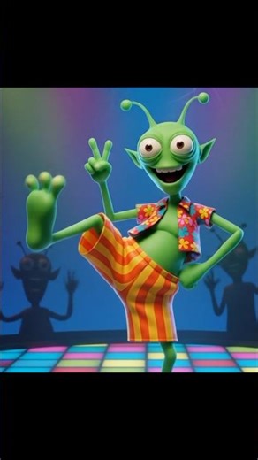Groovy Alien Disco | Funny Short #funny #alien #dance #shorts comedy#videos