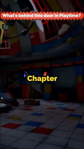 What's behind this door in Poppy Playtime Chapter 1?