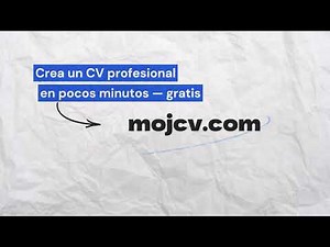 Crear un CV y descargarlo al instante — sin registro, 100 % gratis | MojCV