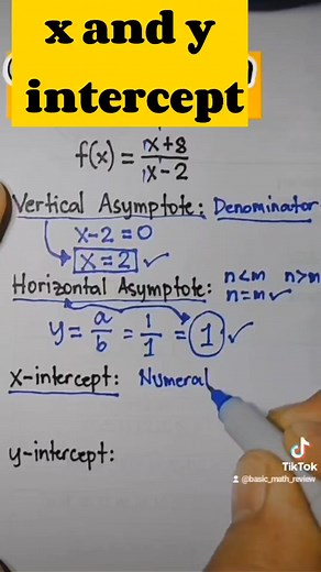 x and y intercept | Mathematics Tutorial