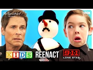 Kids Recreate Tragic Frozen Corpse Scene From 9-1-1 Lone Star | The Reenactment