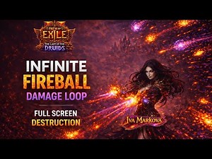 PoE 2 0.4 Blood Mage - FIREBALL Infinite LOOP Archmage CoC | NEW INSANE Screen-wide CLEAR Setup