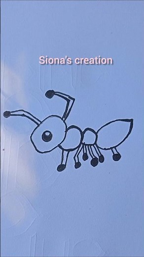 how to draw an ant step by step//ant draw easy