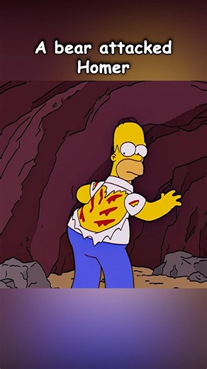 A bear attacked Homer