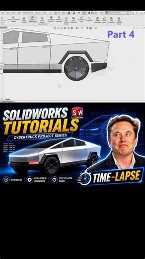 Cybertruck in SolidWorks | Full Project