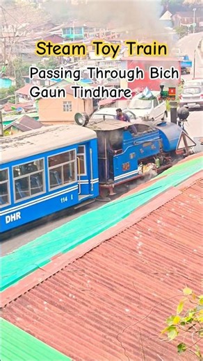 Beautiful scenic View With Steam Toy Train At Tindhare 🏔️🚂🌲