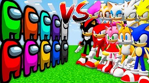 166K views · 2.2K reactions | who will win all sonic vs all among us in minecraft | Yuyu Craft | Facebook
