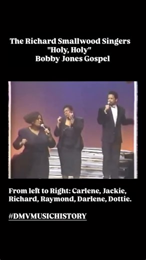 Marvin Myer McCoy | Richard was ICONIC for placing the Smallwood singers in mixed voice position on stage. The blend was so PERFECT it worked! Jackie and... | Instagram