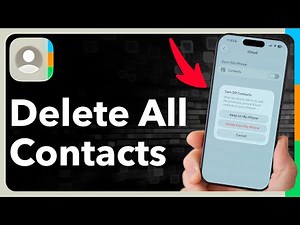 How To Delete All Contacts On iPhone