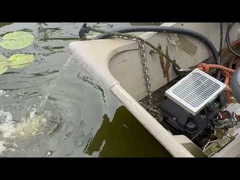 Hoosmaat pompt automatisch water weg