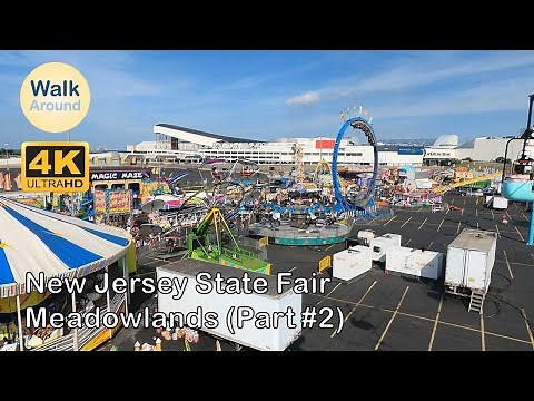 【4K60】 Walking - New Jersey State Fair Meadowlands (Part #2)