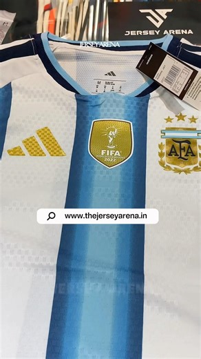 Argentina Home world Cup 2026 Jersey In India | Player Version | Link in Bio #worldcup2026 #shorts