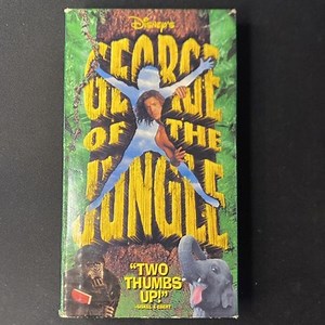 George of the Jungle (VHS, 1997) Walt Disney Brendan Fraser Vintage Video Tape | eBay
