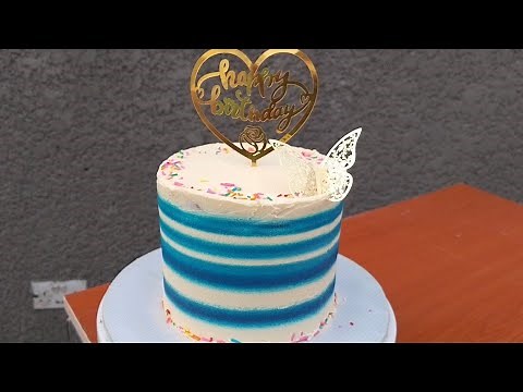 How to Bake and decorate a cake from A-Z |Bake and Decorate a cake.from scratch