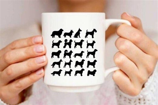 Dog Breeds SVG Vector Bundle | 20 Designs for Cricut, Silhouette (digital Download) - Etsy