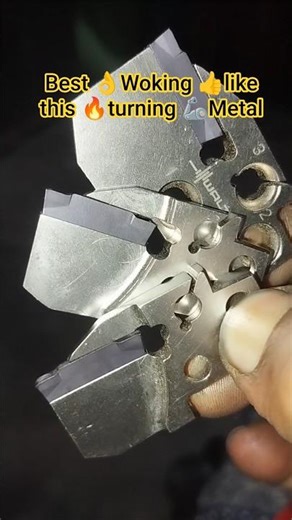 ⚙️#lathemachine 🦾#metalwork #automobile 🔥#machine #creative #welding ✅#carbide #cnc 💯 #turningtool