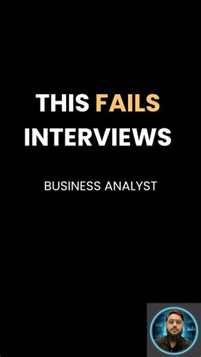 This BA interview answer fails candidates