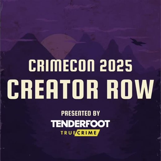 2.9K views · 123 reactions | CrimeCon 2025 Creator Row Presented by @tenderfoot.tv ️⭐️ #crimecon #crimecon2025 | CrimeCon | Facebook