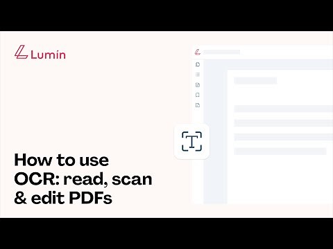 How to use OCR: read, scan and edit PDFs