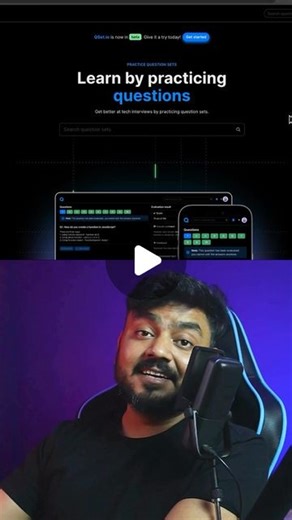 Arjit Verma on Instagram: "If you haven’t checked out qset.io yet, you should! Master theoretical interview questions with qset.io. Get detailed feedback, customize your practice, and join a collaborative learning community. Start now and ace your interviews! #codewitharjit #codingtips"