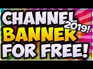 How To MAKE YouTube Channel Art For FREE (2019) 🎨 Make A YouTube Banner WITHOUT Photoshop! (Pixlr)