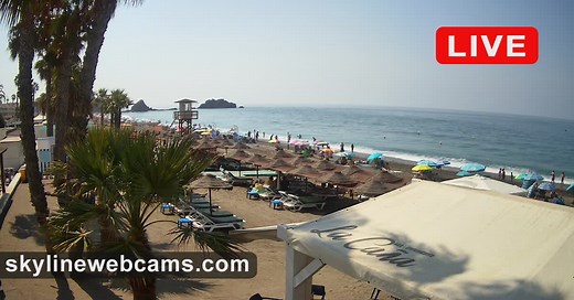 Webcam en direct Almuñecar - Plage de San Cristóbal | SkylineWebcams