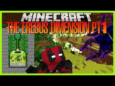 Minecraft - EREBUS 'THE EVIL BUG DIMENSION' (TRAVELING TO THE LAND WHERE BUGS RULE!!!)