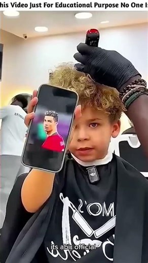 Boy s Ronaldo Haircut Made Mom Lose It 😱✂️