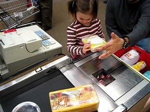 Wegmans Cashier in training.