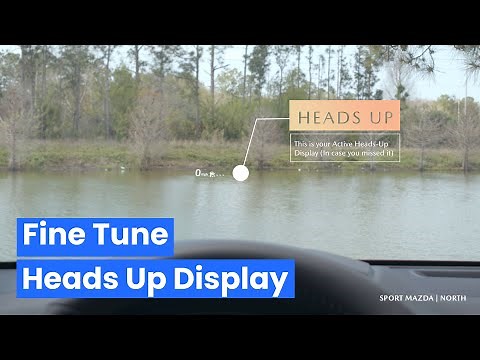 How to Adjust Your Mazda's Active Heads-Up Display