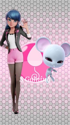 Miraculous Character Use Mouse miraculous🐭😺#miraculous #ladybug #viral #shorts#tranding