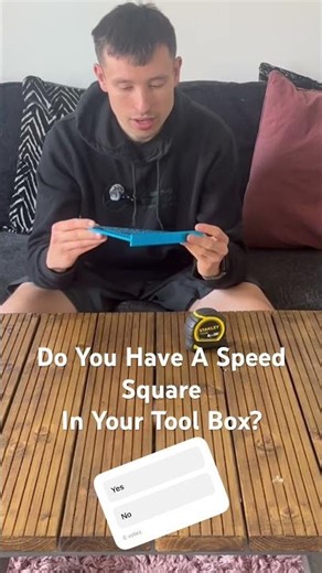 Do you have a speed square in your toolbox? I think it’s a must have tool! #beginnerprojects #diy