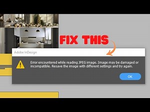 Error encountered while reading jpeg image.