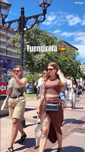Sunny Fuengirola promenade Costa del Sol 🌞🇪🇸😀 #costadelsol #shorts #travel #trending