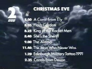 BBC2 Christmas startup - 1991