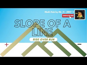 How to Find the SLOPE of a Line | Rise Over Run Formula Explained