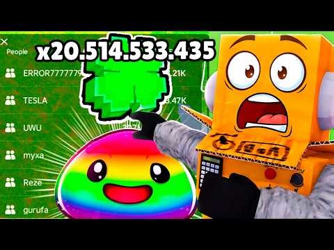 I COLLECTED ALL FOLLOWERS ON ONE SERVER AND GOT ​​MAXIMUM LUCK! Roblox Slime RNG