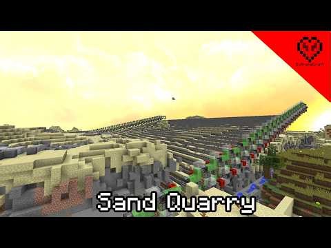 Ultra Fast Sand Quarry in Minecraft 1.12.2! | Extremecraft #34