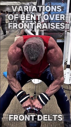 VARIATIONS OF BENT OVER FRONT RAISES#workout #motivation #muscle #workouttips #SHOULDERS