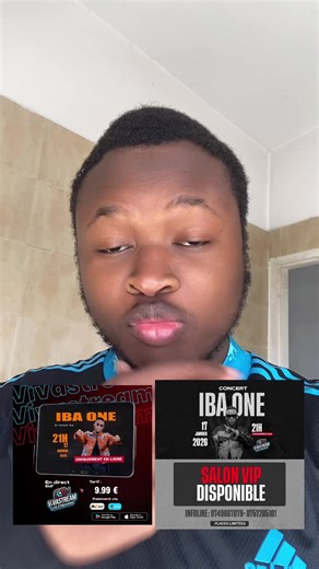 🔥 IBA ONE EN CONCERT LIVE 🔥 Le 17 janvier 2026 à Abidjan, je vous donne rendez-vous pour un concert exceptionnel en live sur Vivastream Un show unique, de l’énergie, du gros son et des émotions fortes… comme si on était ensemble sur scène. Que tu sois au Mali, en Europe, en Afrique ou ailleurs, connecte-toi et vis le concert en direct, sans frontières 🌍 👉🏼 Réserve ta place dès maintenant et ne rate pas ce moment historique : https://m.vivastream.app/event/132 🎶 Musique – Ambiance – Perform