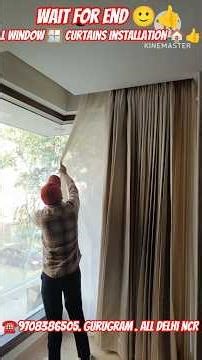 L WINDOW 🪟🏠 | MEN CURTAINS & SHARE CURTAINS | 🙂👍