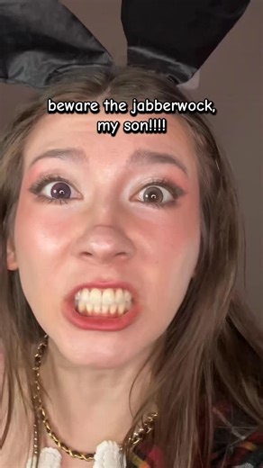 Raisa Riikonen on Instagram: "ok thanks for letting me do this creative exercise back to current events tyty also if the words dont make sense that’s because they’re mostly made-up also i am very sorry for saying the second ‘borogoves’ wrong it’s supposed to be like ‘borrow-goves”"