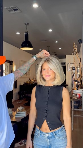 Dominick Serna on Instagram: "•Roller set tutorial• Such a fun style with @gracienielson •blowdry the hair as you go set the rollers using @domdomhair round brush, if you want it to set better use an iron as well before you put the put the roller in. I use a light hairspray as well to set. •I do 3 rollers in the Mohawk, two on each side of the head, and 2 on each side of the head and 1 at the very bottom. I let it all cool down for a couple minutes. •once cooled down I pull them out tease a lil 