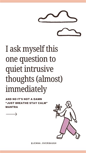 Jenna Overbaugh, LPC - OCD & Anxiety Therapist on Instagram: "If your brain is acting unhinged and you’re over it, DM me or comment “RESOURCES” and I’ll send you the good stuff. No fluff. No toxic positivity. Just real strategies from therapist who’s been doing this shit personally and professionally since 2008."