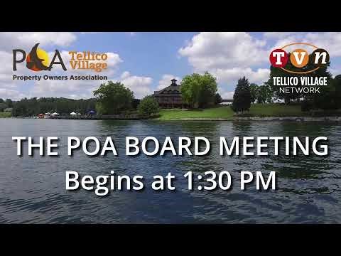POA Board Mtg. 3.18.26