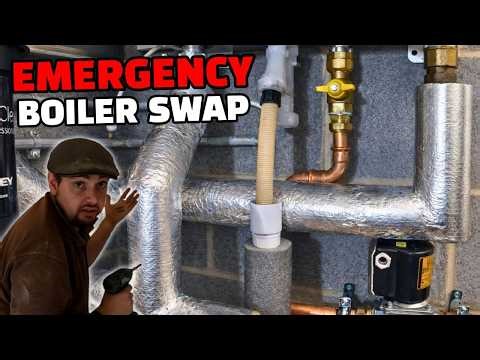 Boiler Install With Gas Interlock | Day in the life of a plumber