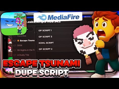 Escape Tsunami For Brainrot SCRIPT - INSTA BRAINROT - REMOVE WALLS - DUPE - SPEED CHANGER - MORE!✅