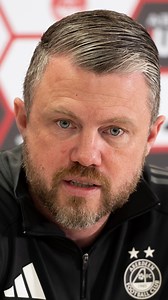 20K views · 599 reactions | Jimmy Thelin 欄 Nicky Devlin. The manager reacts to him and Nicky winning the Manager and Player of the Month awards for October. | Aberdeen Football Club | Facebook