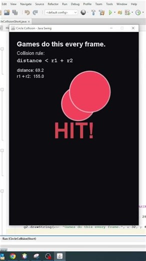 This Is How Games Detect Collisions (Every Frame) #shorts